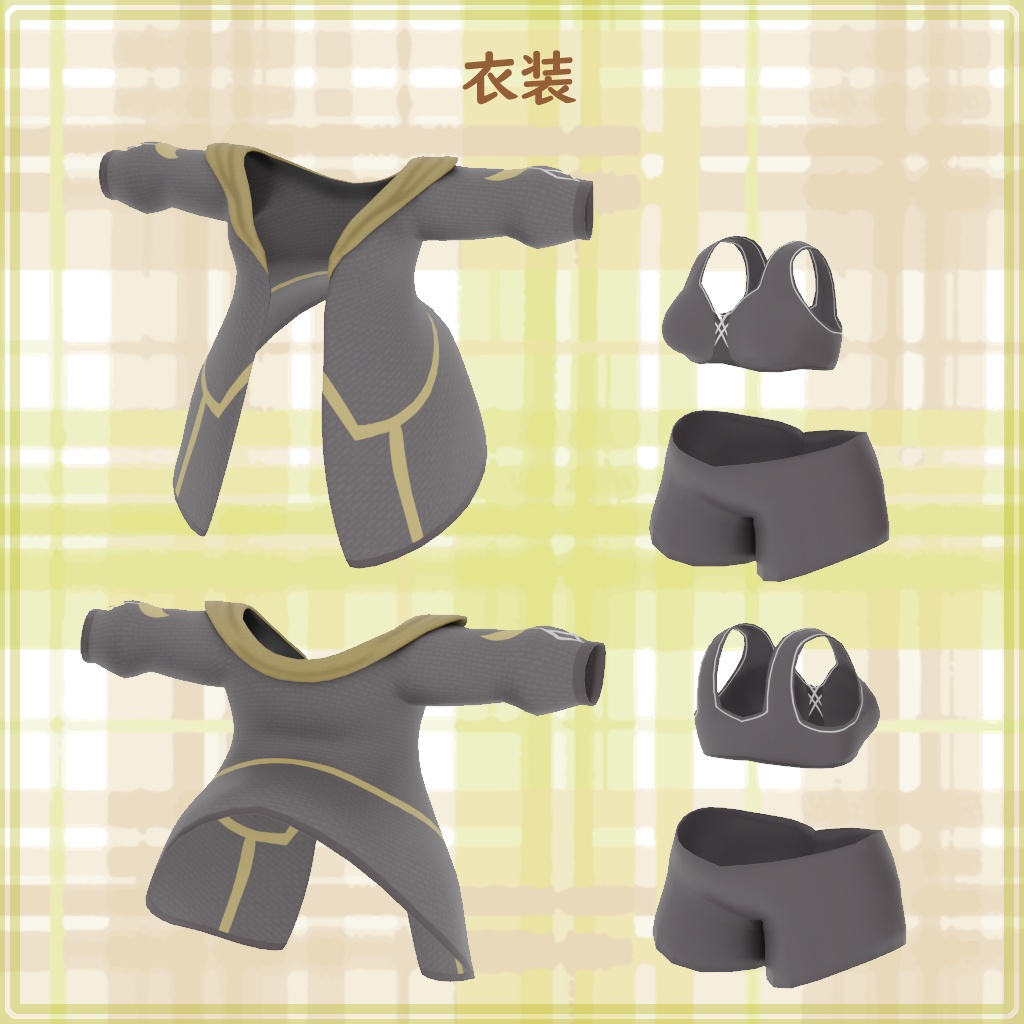 オリジナル3Dモデル【Chamel-チャメル‐】PC&Quest対応