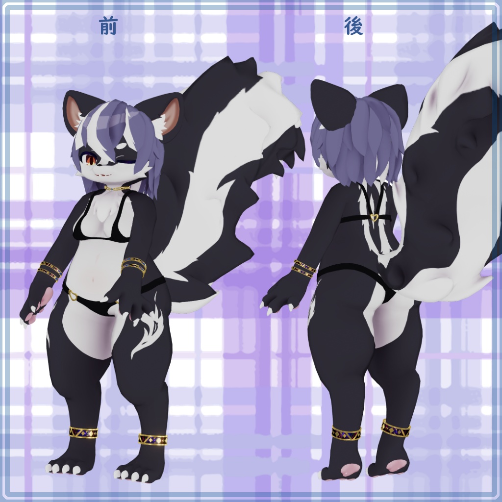 オリジナル3Dモデル【Cassis-カシス‐】PC対応