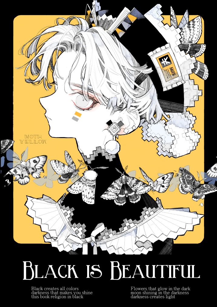Black is beautiful　イラスト本