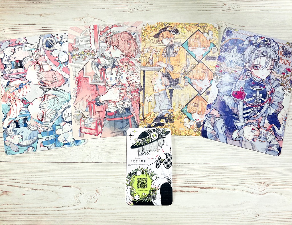 彩飾少年展ポストカード