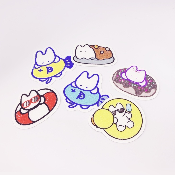 ねこみたいなステッカー