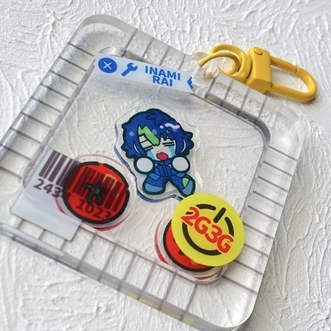 【非公式】伊波とトマト  シャカシャカアクキー