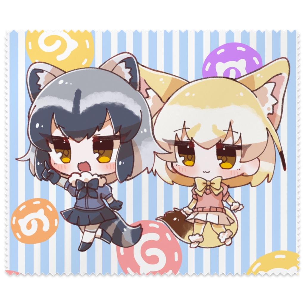 【アライさんとフェネック】メガネ拭き