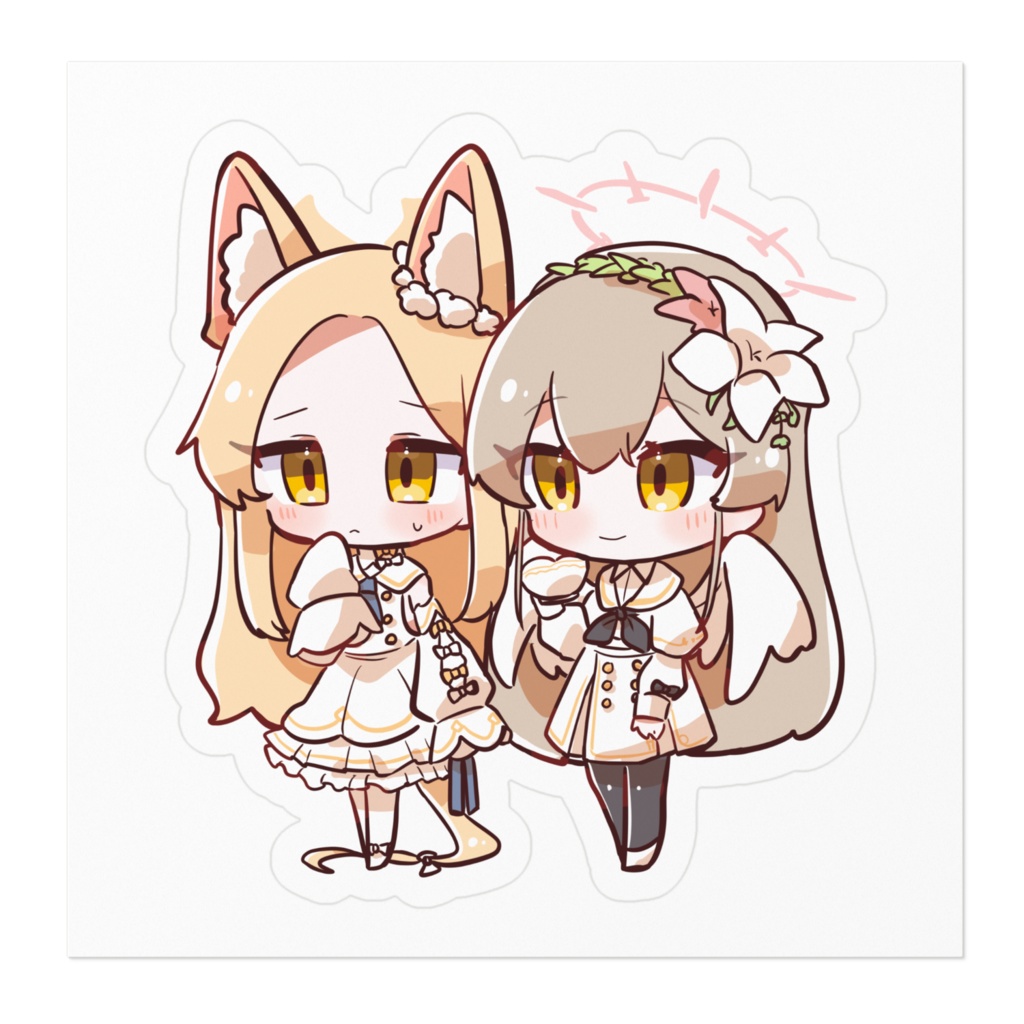 【ブルアカ】セイア&ナギサステッカー