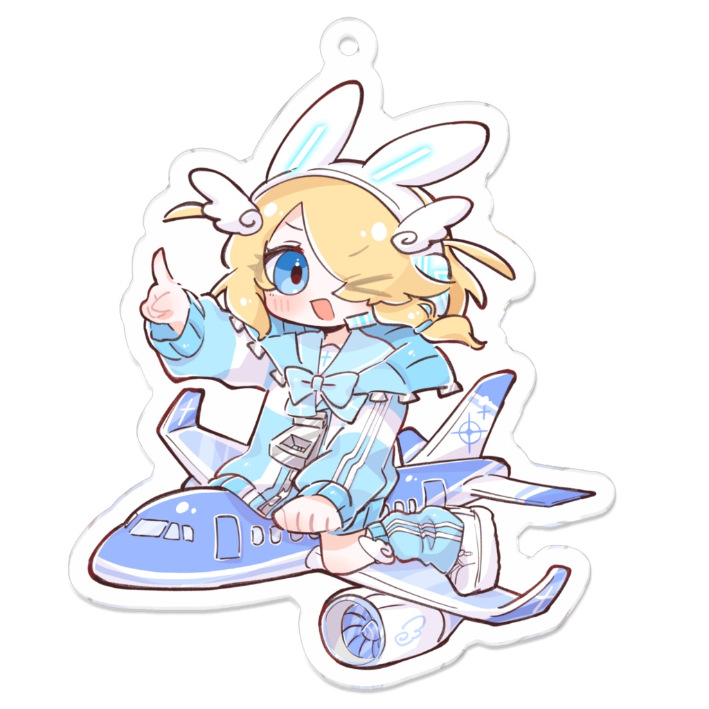 【アクキー】A320風飛行機ぐもちゃん