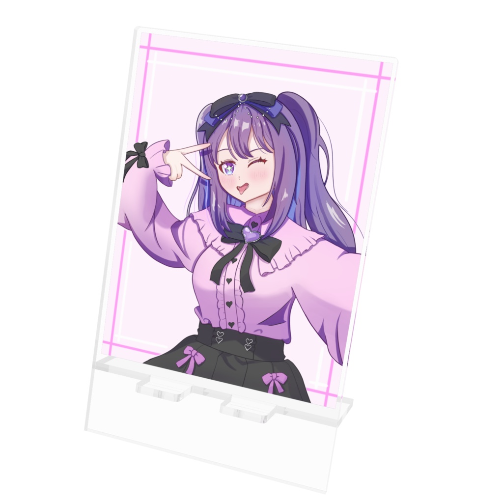 アクリルスマホスタンド