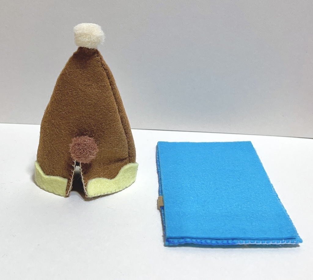 【とらさぶろう人形】ブルーシート&たけのこ帽子セット