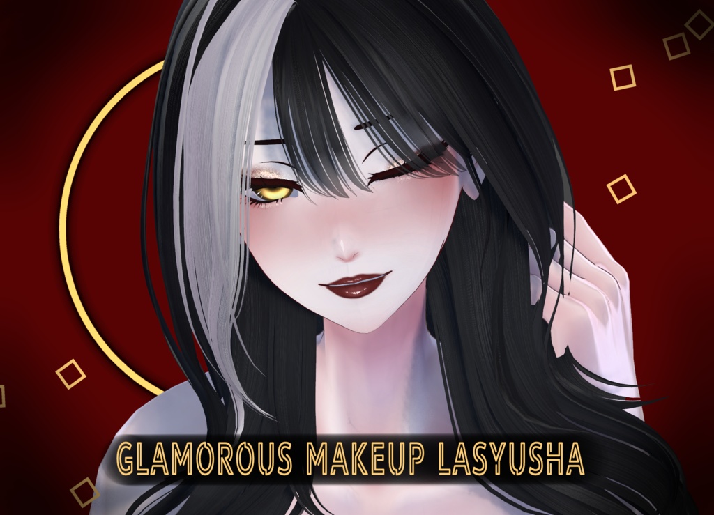 Lasyusha glamorous makeup + eye tex