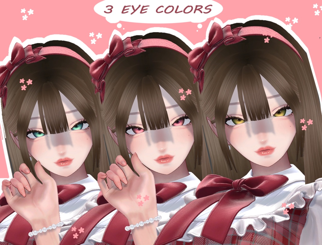 Lumina first date makeup + eye textures