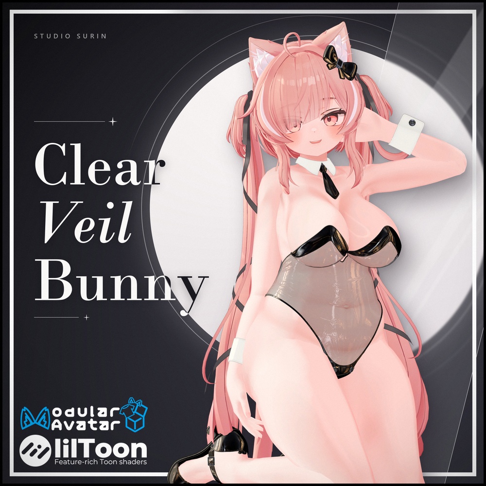 Clear Veil Bunny【11アバター, MA対応】