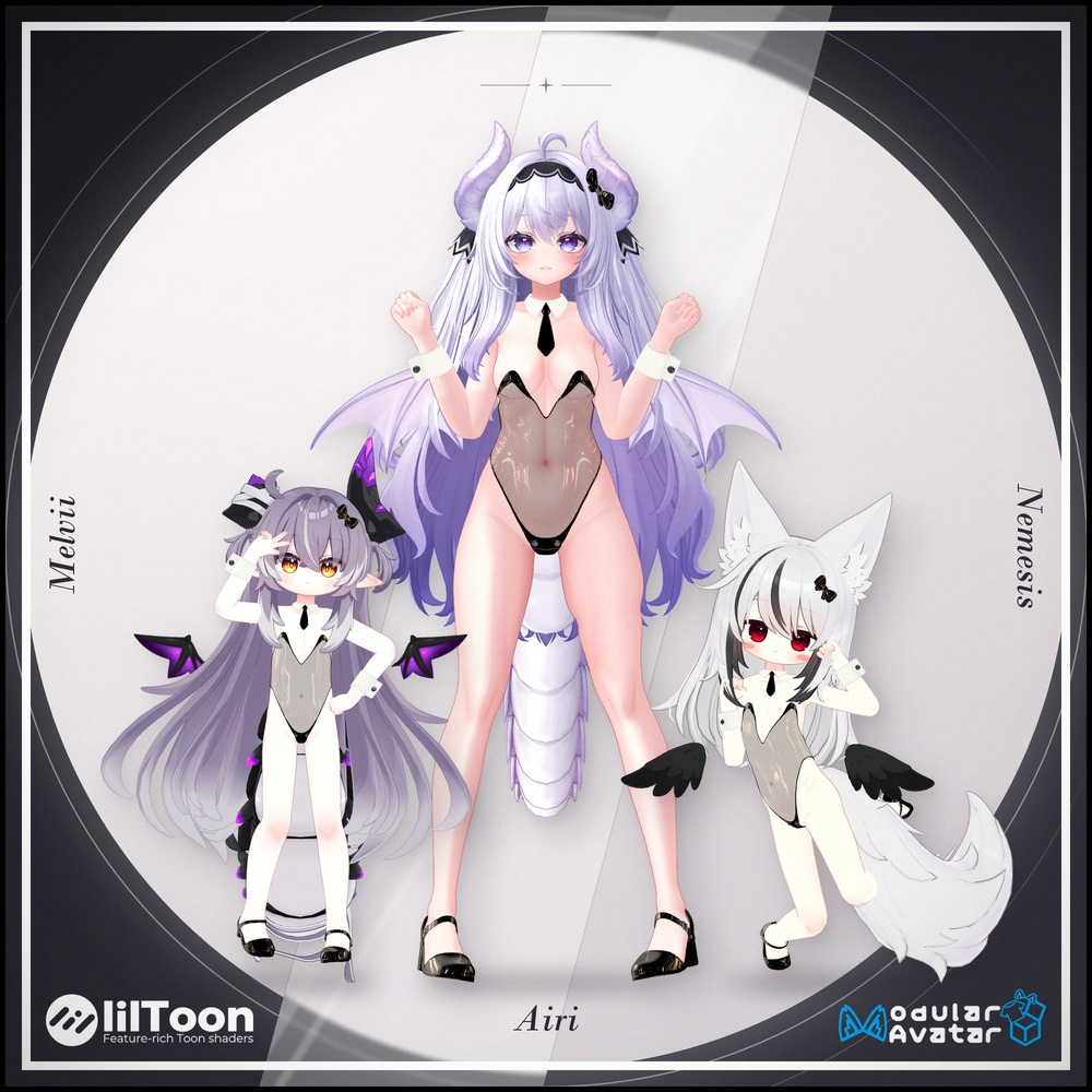 Clear Veil Bunny【11アバター, MA対応】
