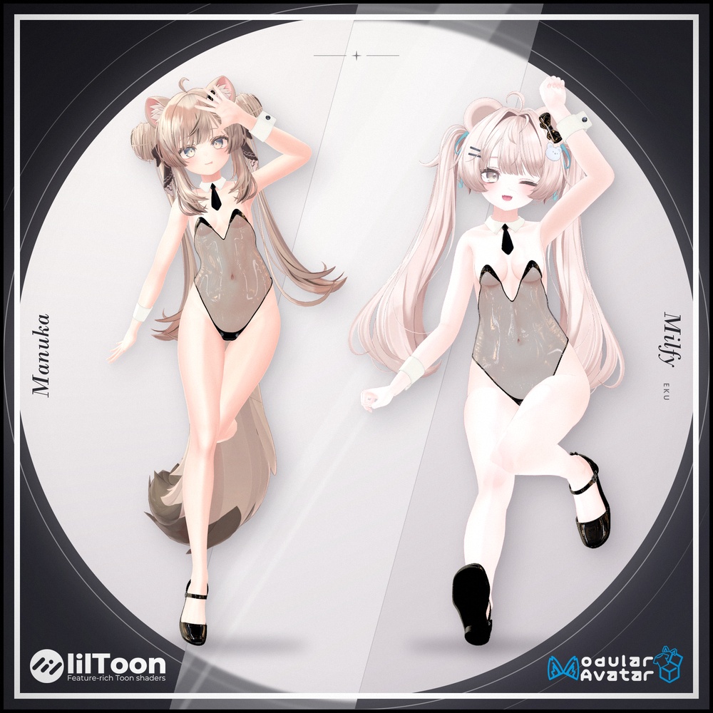 Clear Veil Bunny【11アバター, MA対応】