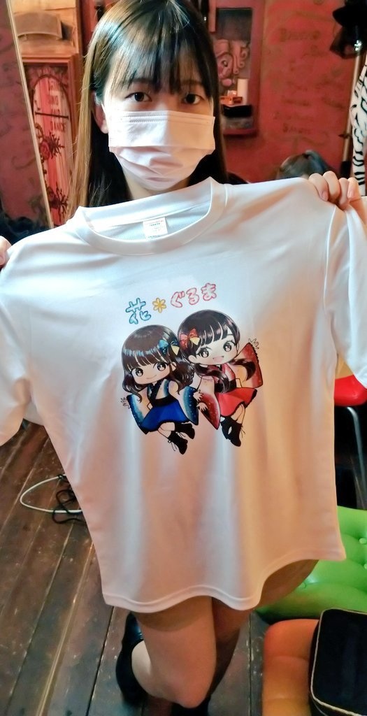 花ぐるまTシャツ(XL)
