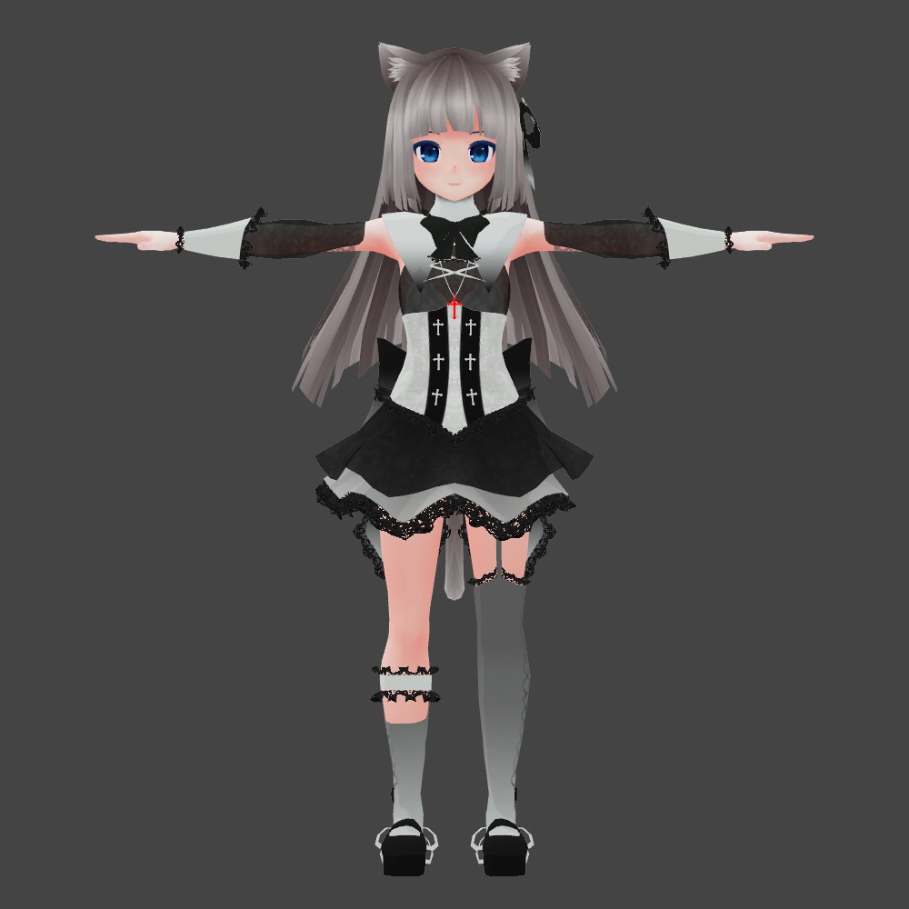 「キッシュ素体用」 ゴシックドレス