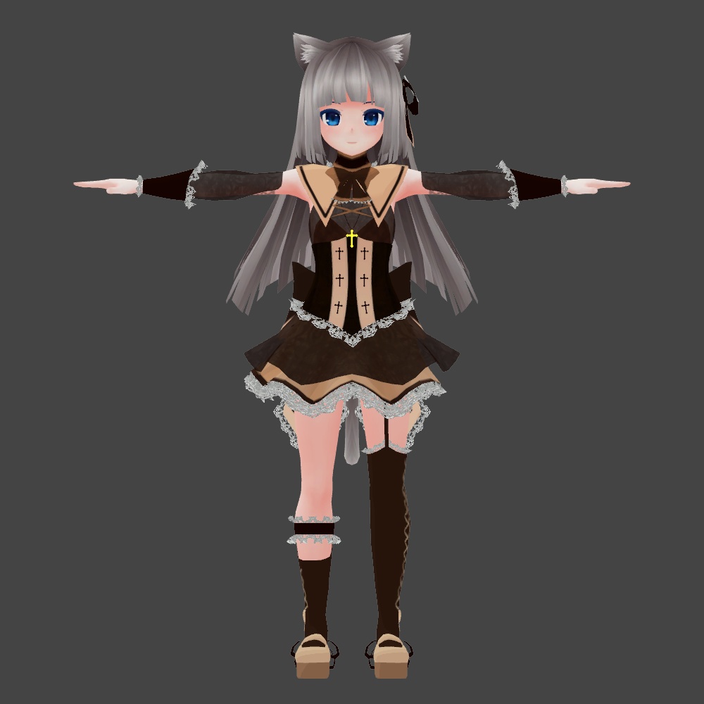 「キッシュ素体用」 ゴシックドレス