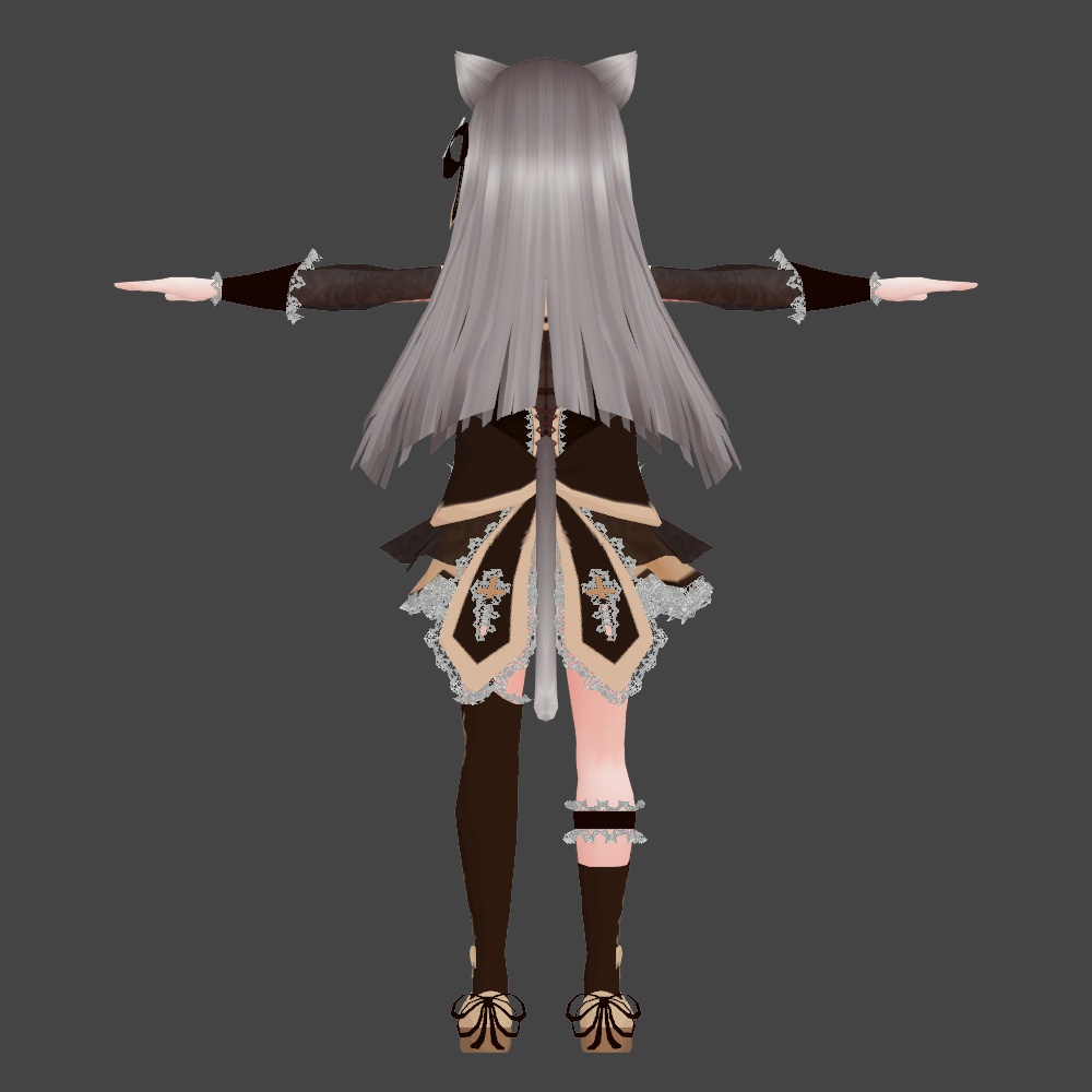 「キッシュ素体用」 ゴシックドレス