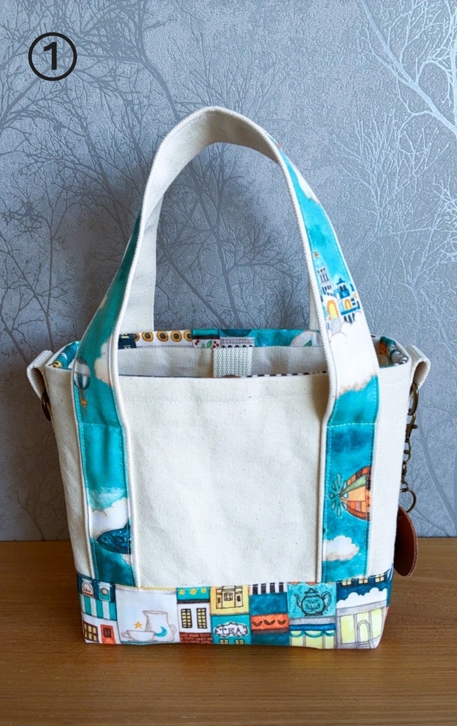 ミニトートバッグ （青）