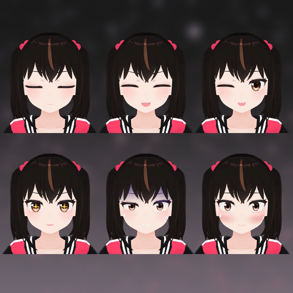 【無料配布】オリジナル3Dモデル「BAMIKO」