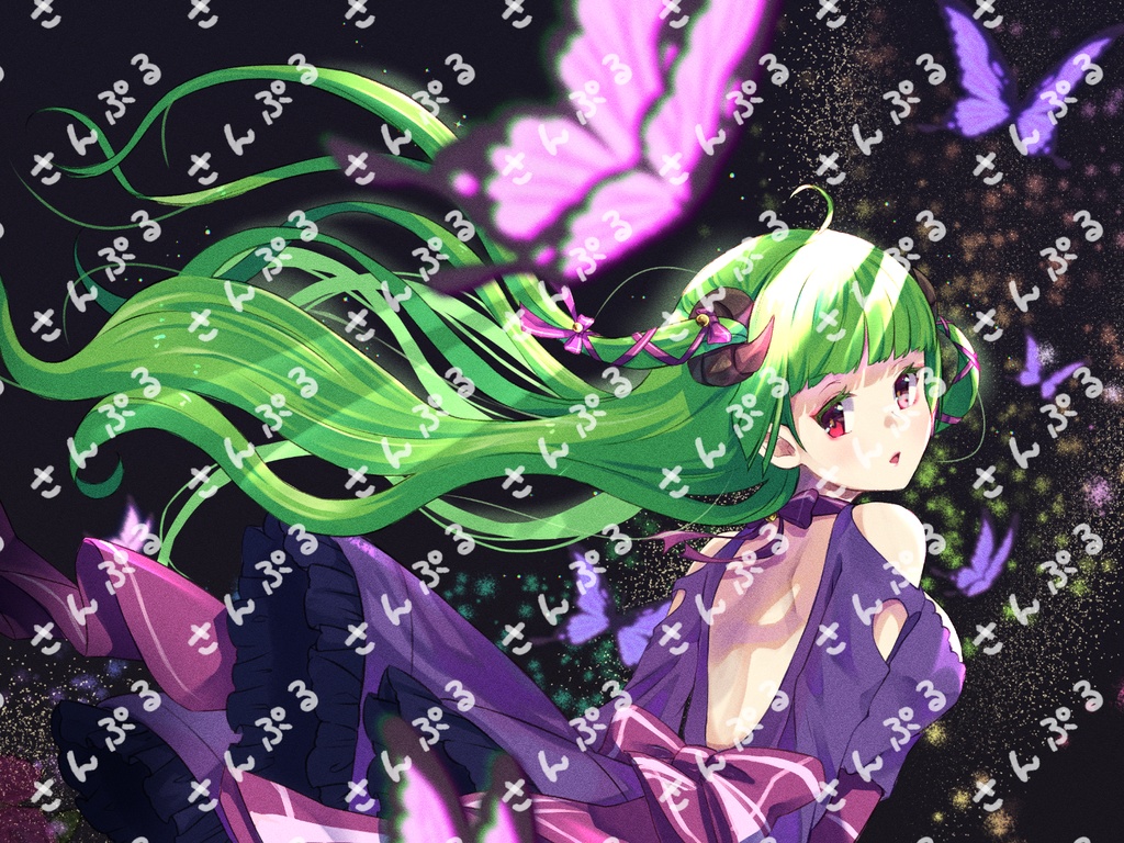 【フリー素材】手書きサンプル透かし文字