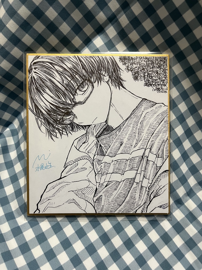 色紙(小) 眼鏡