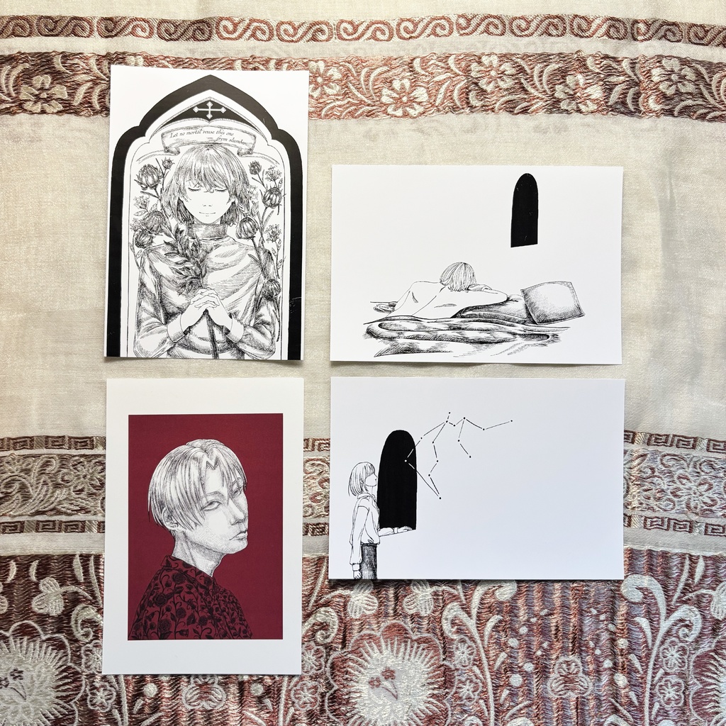 ポストカード4枚セット