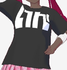 Black Tee Shirt Splatoon