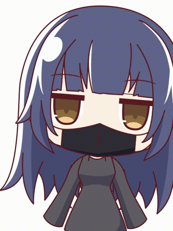 【VTS用】ジト目マスクキャラクター ver1.5