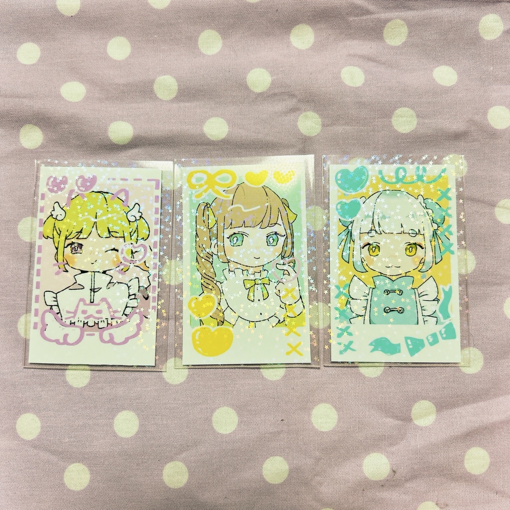 きらきらチェキ風カード