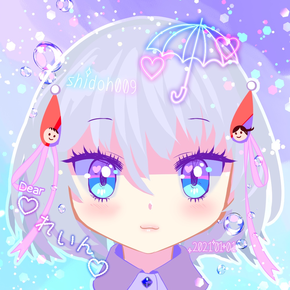 きらめくアイコン・サムネ・ヘッダー等お描きします!