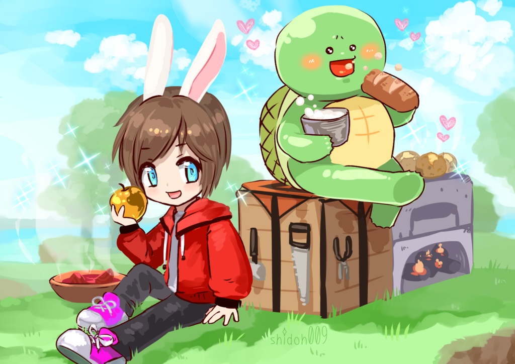 きらめくアイコン・サムネ・ヘッダー等お描きします!