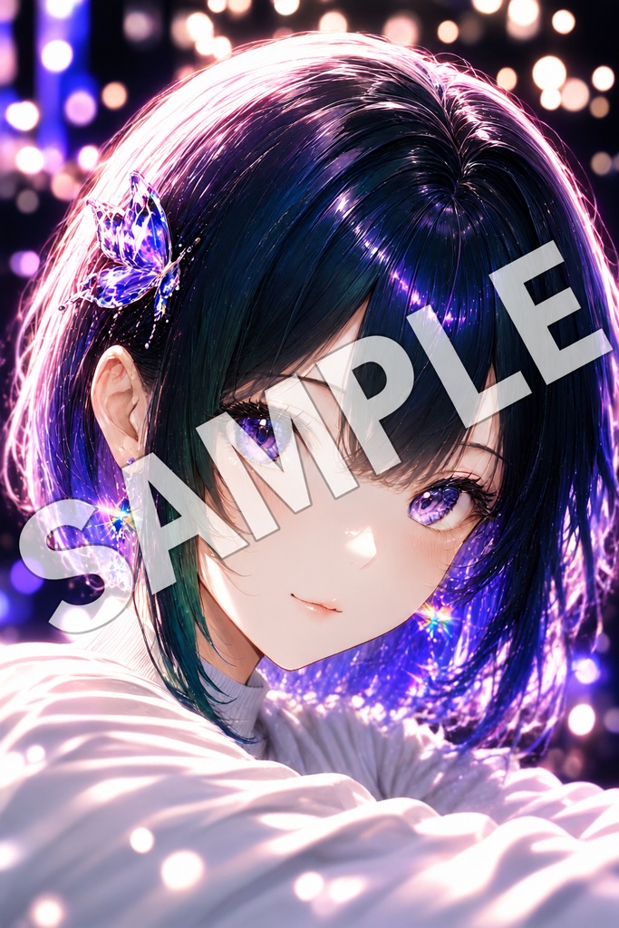 きらめきと透明感 — 美麗ポートレートコレクション【AIイラスト87枚】