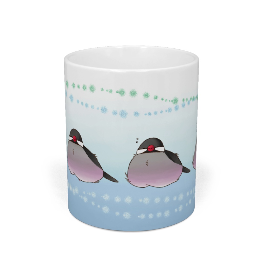 桜文鳥が寝るまで