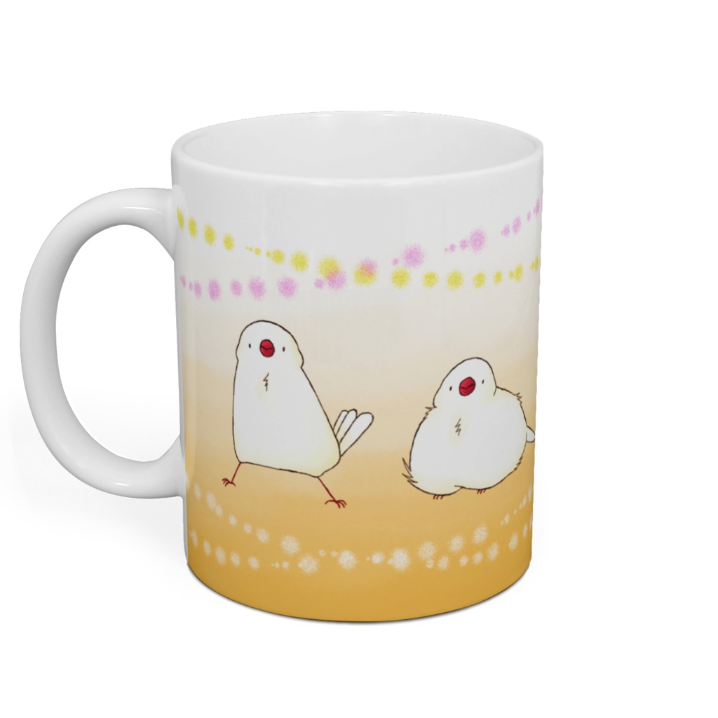 白文鳥が寝るまで