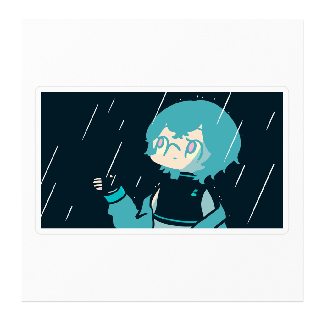 雨だよ~グッズたち【ステッカー】