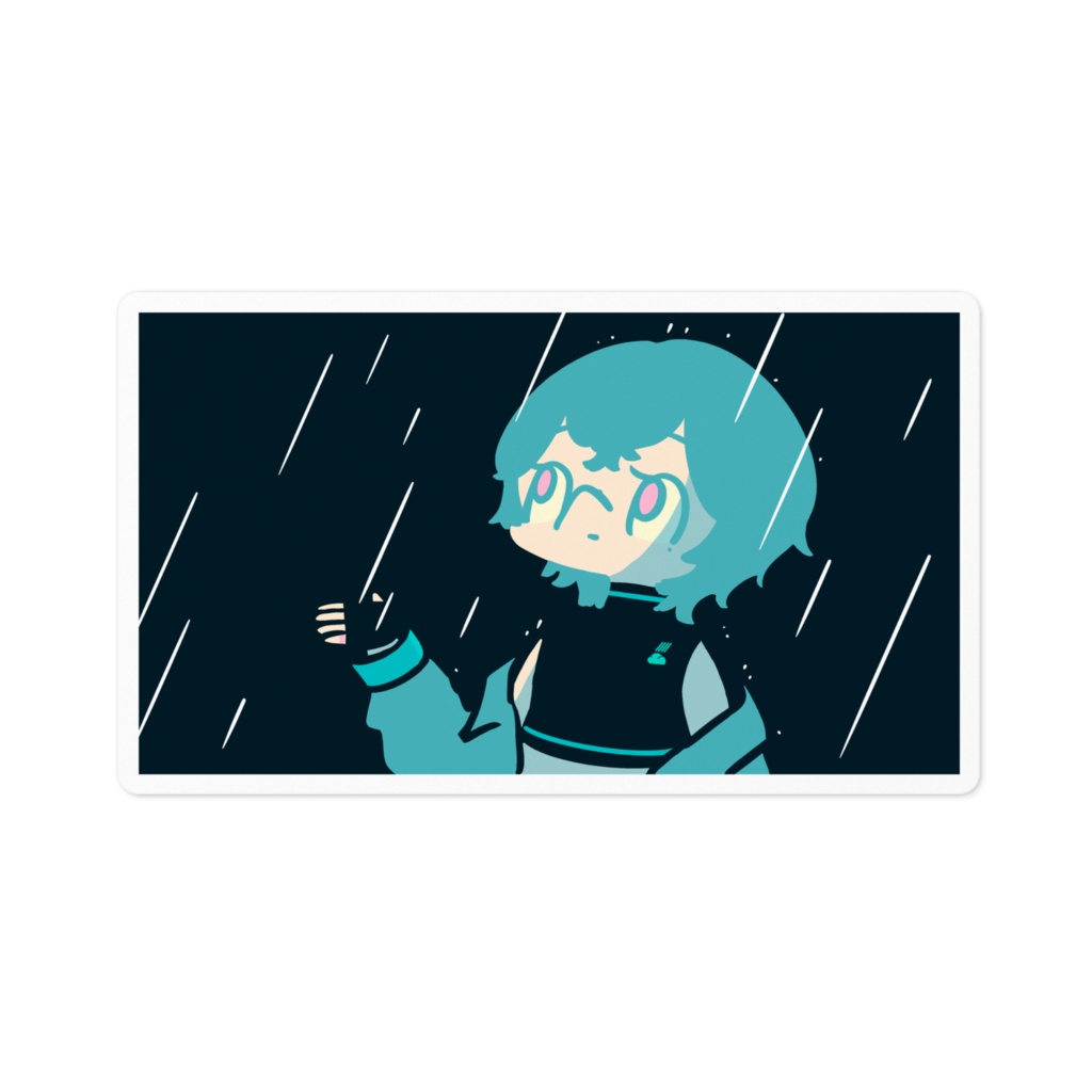 雨だよ～グッズたち【ステッカー】