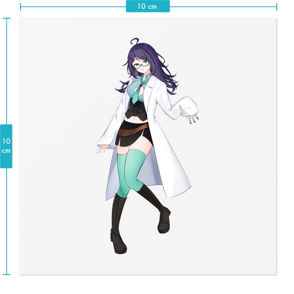 クリアステッカー 亜酔昏ヨイ キービジュ