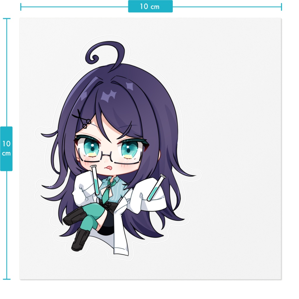 クリアステッカー 亜酔昏ヨイ キービジュSDVer