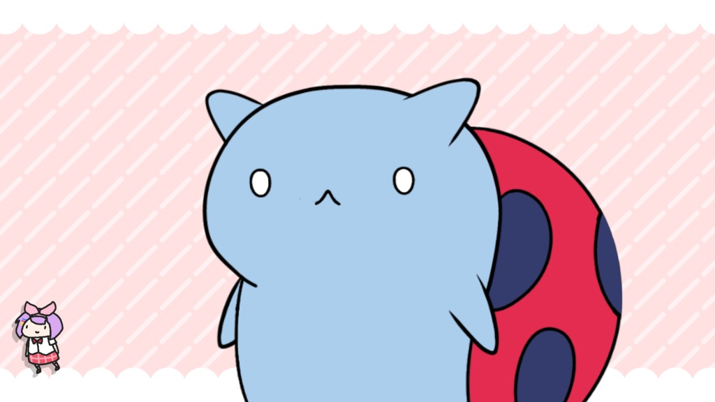 Catbug Live2D rigged model