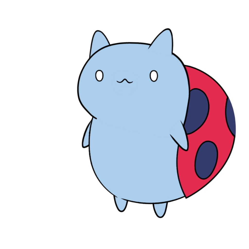 Catbug Live2D rigged model