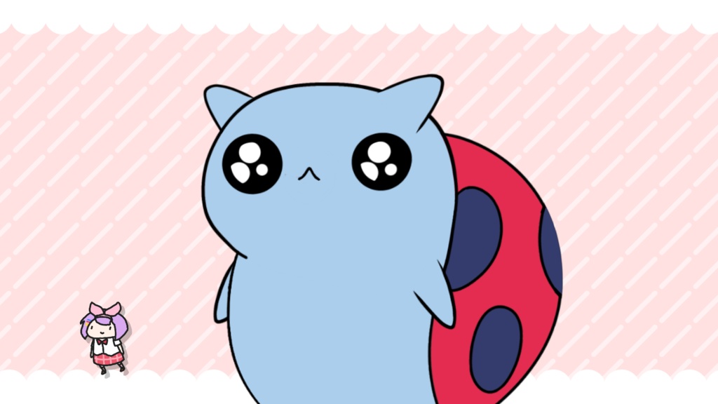 Catbug Live2D rigged model