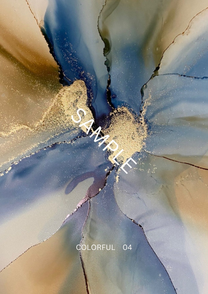 アルコールインクアート colorfulシリーズ②