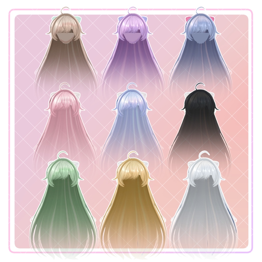 キュートなハーフアップヘア