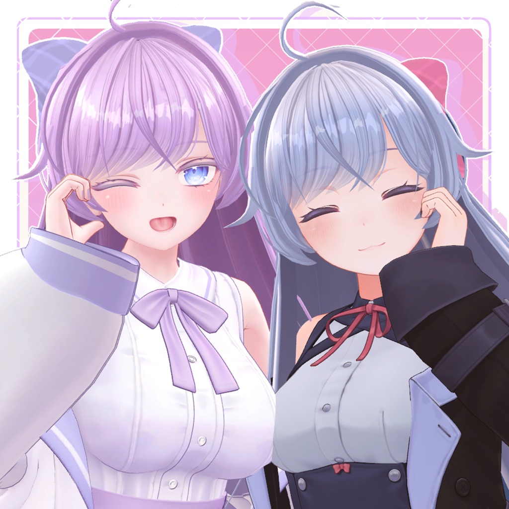 キュートなハーフアップヘア