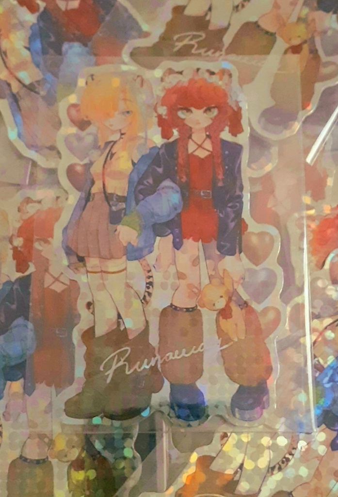 ふたりぐみステッカー