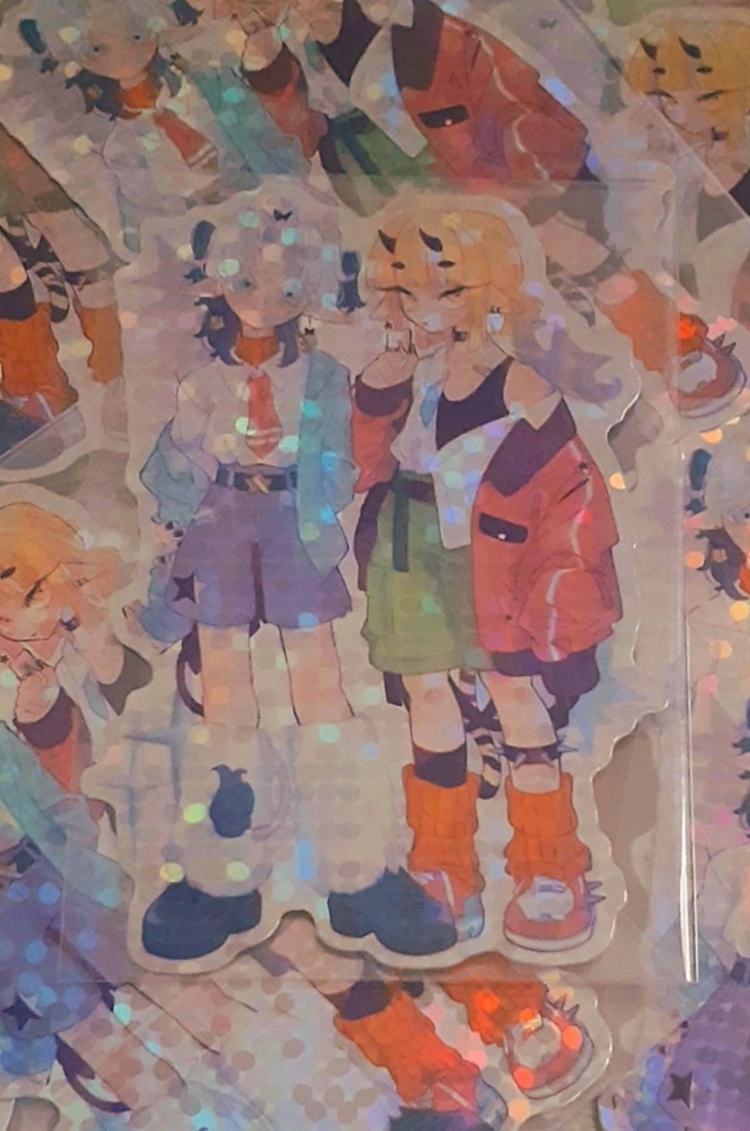 ふたりぐみステッカー