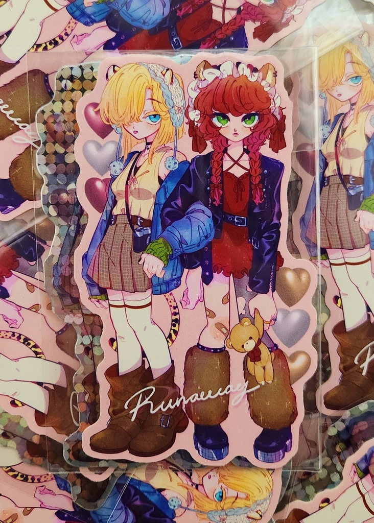 ふたりぐみステッカー