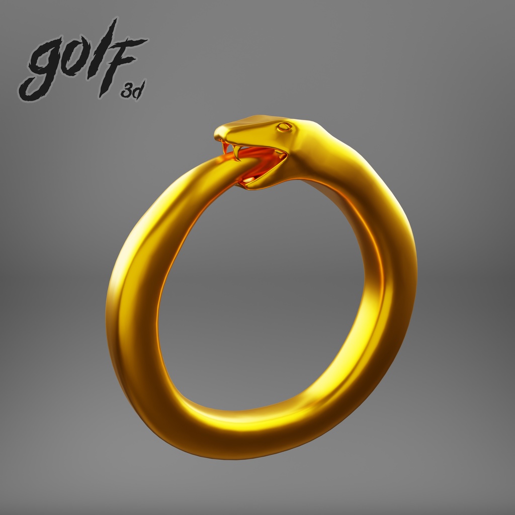 Ouroboros Earring/Ring [ウロボロスのイヤリング/リング]