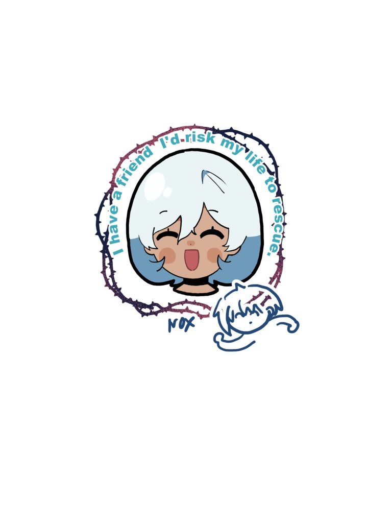 命を懸けて救いたい人がいるTシャツ