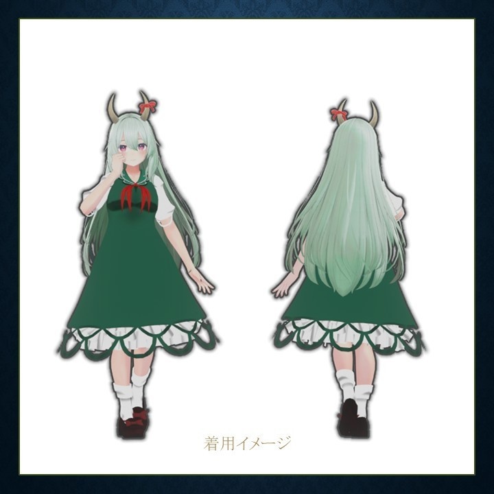 【桔梗対応】上白沢慧音 衣装