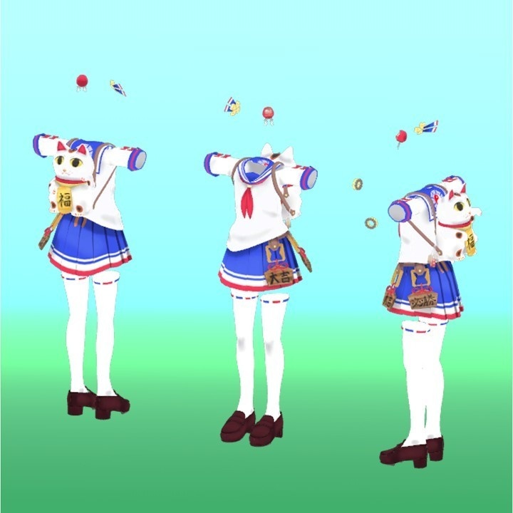 【RadDollV2対応】マチカネフクキタル衣装